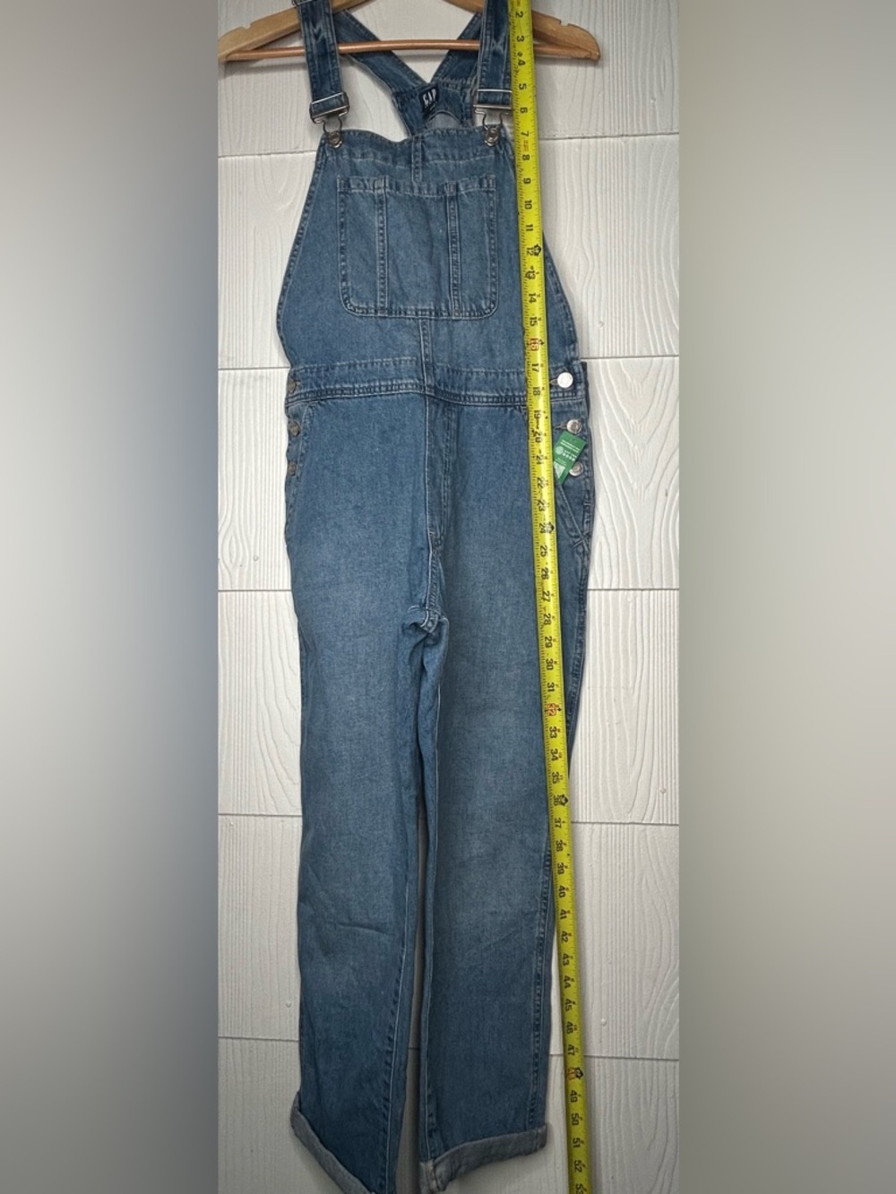 GAP Light Blue Denim Women’s Overalls - Picture 8 of 10